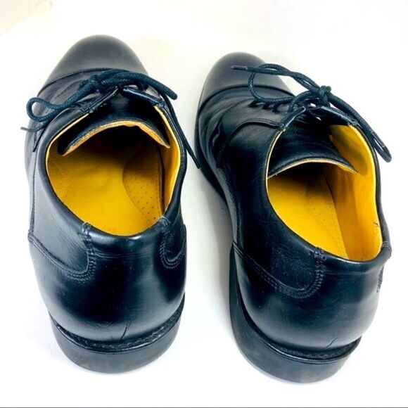 DUKE Belvedere Black Cap Toe Lace-up Shoes - Picture 5 of 8